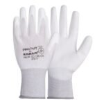 Polyester Yarn Karam Hs21 250 Mm Large White Supported Hand Gloves