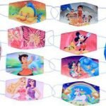 Combo of Cartoon Mask For Kids - Pack of 10