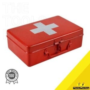 JAYCO 10" Red Empty Aluminum First Aid Box - 495.3 ml Aluminum Utility Container  (Red)