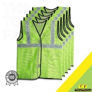 Reflective Jackets Green-Pack of 5