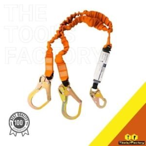 Double Lanyard with Shock Absorber | Capacity 140kg.