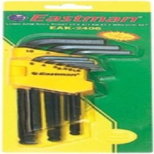 HEX ALLEN KEY SETS - LONG PATTERN - CRV - 9 PCS.