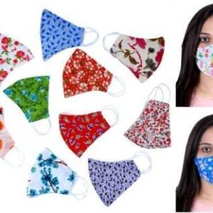Printed Cotton Mask - Pack pf 10