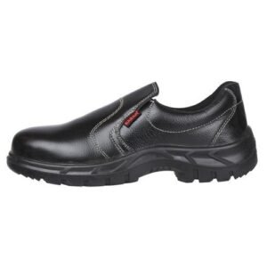 Black Karam FS04BL(SWSAPN)-04 ISI Marked Men Executive Leather Safety Shoe