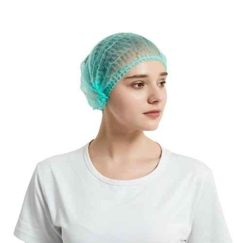 C-Cure 18 inch Non-Woven Green Disposable Bouffant Cap, (Pack of 100) 1 C-Cure 18 inch Non-Woven Green Disposable Bouffant Cap, (Pack of 100)