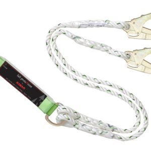 Karam 2m Twisted Safety Rope E.A Forked Lanyard, PN 351