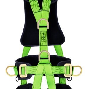 Karam Rhino Full Body Safety Harness with Twisted Rope E.A. Forked Lanyard, PN56(PN351)