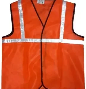 Mensafety Safety Jacket Tape Size 25.4 mm (1 Inch) Orange Pack of 5