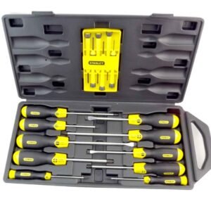 Stanley 16 Pcs CRV Steel Cushion Grip Screwdriver Set, 68-0002C